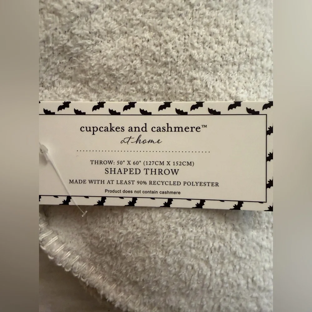 cupcakes & cashmere shaped throw blanket